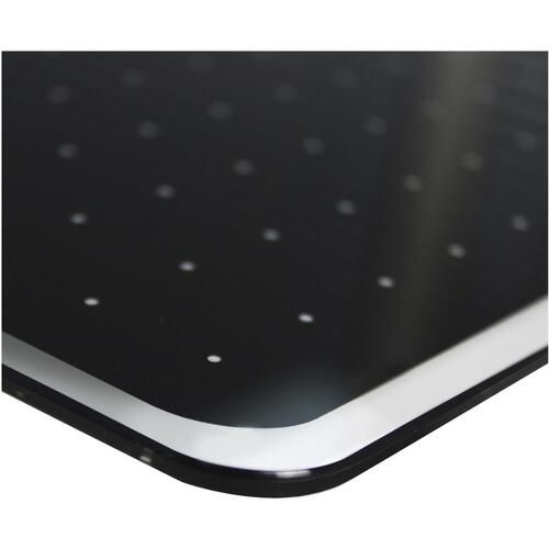 Floortex Viztex Dry-Erase Magnetic Glass Whiteboard - Polar White