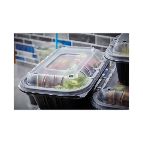 Pactiv Earthchoice Entree2go Takeout Container Vented Lid, 8.67 X 5.75 X 0.98, Clear, Plastic, 300/Carton