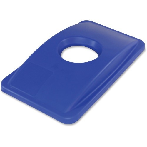 Impact Products Thin Bin Round Cut Out Blue Lid
