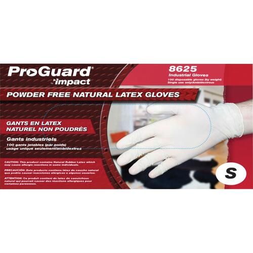 Proguard Disposable Latex Pf General Purpose Gloves
