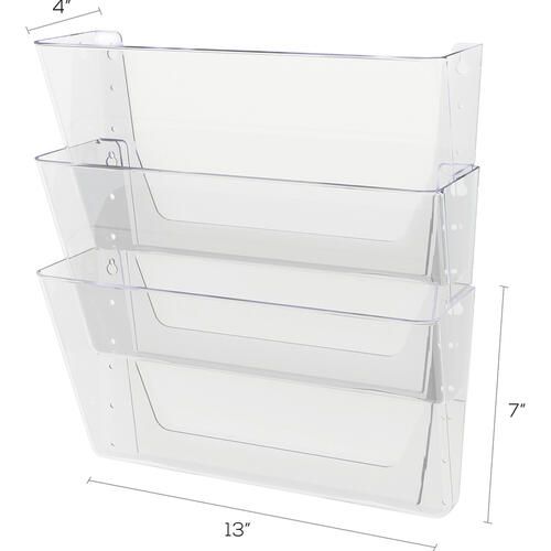 Deflecto Stackable Docupocket For Partition Walls