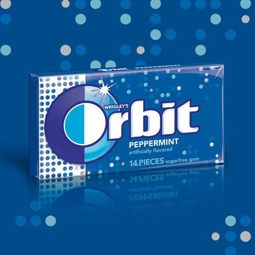 Orbit Peppermint Sugarfree Gum - 12 Packs