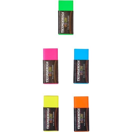 Ticonderoga Neon Mini Erasers