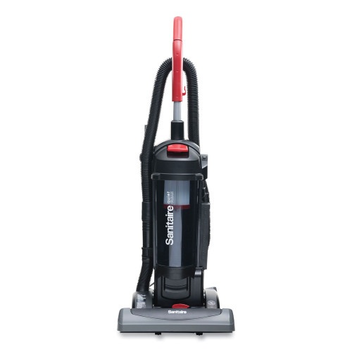 Sanitaire Force Quietclean Upright Vacuum Sc5845b, 15" Cleaning Path, Black