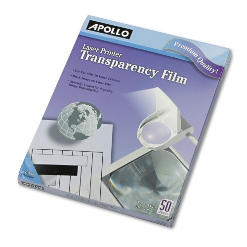 C-Line Plain Paper Copier Transparency Film, Clear, 8 1/2 x 11, 50