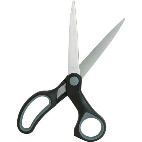Sparco Straight Scissors W/Rubber Grip Handle