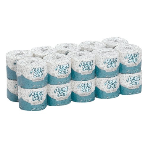 Georgia-Pacific Angel Soft Ps Premium Bathroom Tissue, Septic Safe, 2-Ply, White, 450 Sheets/Roll, 20 Rolls/Carton