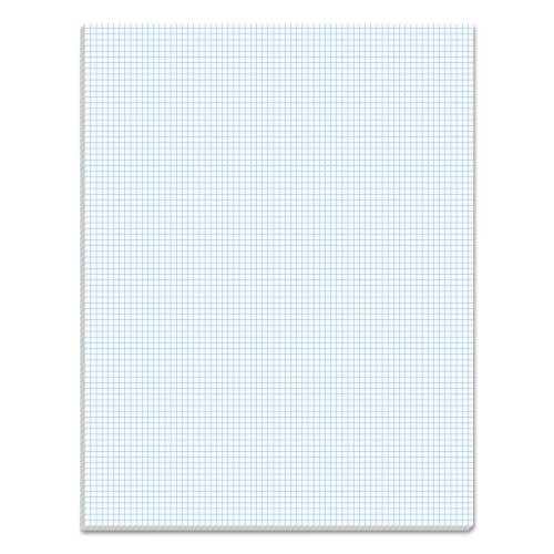 Tops Quadrille Pads, Quadrille Rule (8 Sq/In), 50 White 8.5 X 11 Sheets