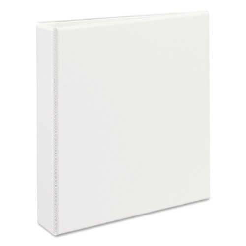 Avery Heavy-Duty View Binder With Durahinge And One Touch Ezd Rings, 3 Rings, 1.5" Capacity, 11 X 8.5, White