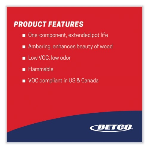 Betco Emulsion Pro+ Floor Finish And Sealer, 1 Gal Bottle, 4/Carton
