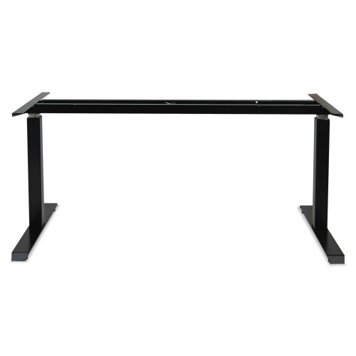 Alera Adaptivergo Sit-Stand Pneumatic Height-Adjustable Table Base, 59.06" X 28.35" X 26.18" To 39.57", Black