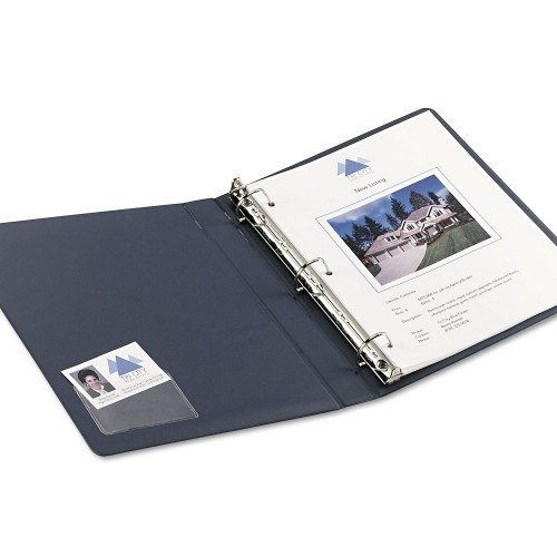 Avery Self-Adhesive Top-Load Business Card Holders, Top Load, 3.5 X 2, Clear, 10/Pack