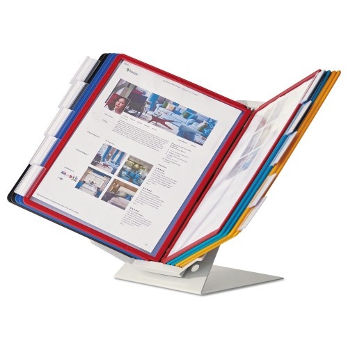 Durable Vario Pro Desktop Reference System, 10 Panels, Legal, Assorted