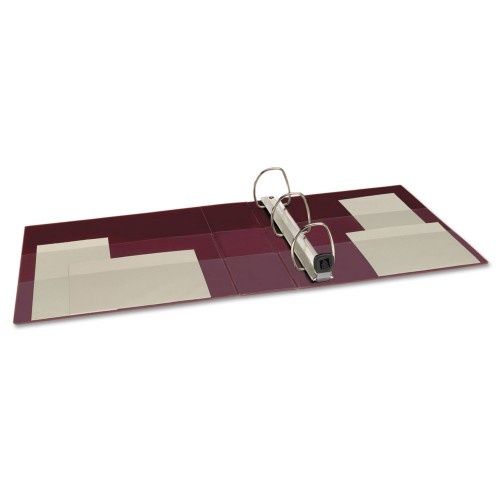 Avery Heavy-Duty Non-View Binder With Durahinge And Locking One Touch Ezd Rings, 3 Rings, 3" Capacity, 11 X 8.5, Maroon