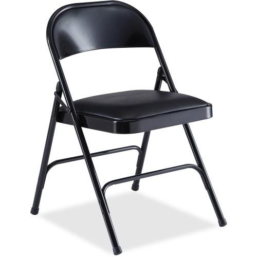 Lorell Padded Seat Folding Chairs - 4/Ct
