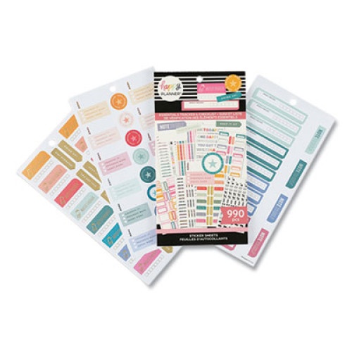 The Happy Planner All the Essentials Mega Value Pack Stickers, Productivity  Theme, 2,172 Stickers