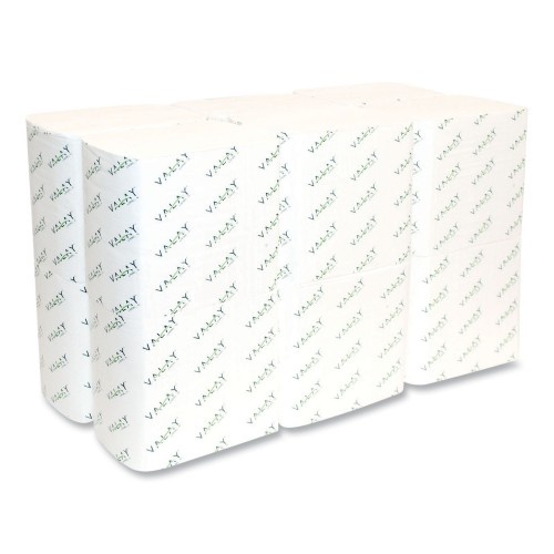 Morcon Paper Valay Interfolded Napkins, 2-Ply, 6.5 X 8.25, White, 500/Pack, 12 Packs/Carton