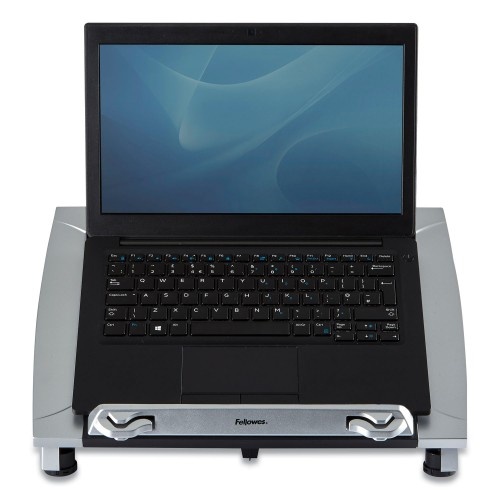 Fellowes Office Suites Laptop Riser Plus, 15 1/16 X 10 1/2 X 6 1/2, Black/Silver