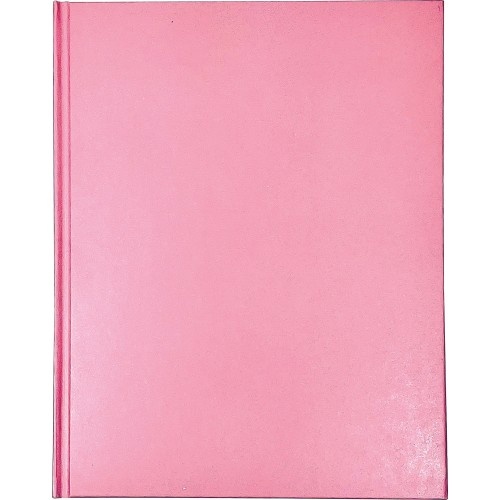 Ashley Hardcover Blank/Lined Pages Book, White, 6 x 8