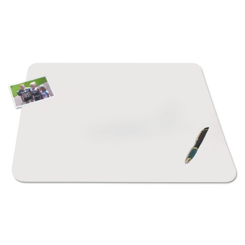 Artistic Krystalview Desk Pad With Antimicrobial Protection, Matte Finish, 22 X 17, Clear
