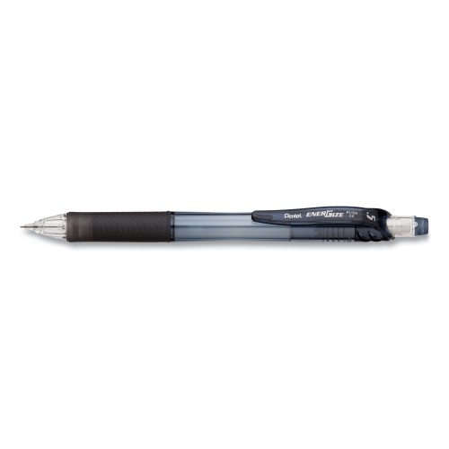 Pentel Energize-X Mechanical Pencil, 0.5 Mm, Hb (#2.5), Black Lead, Black Barrel, Dozen