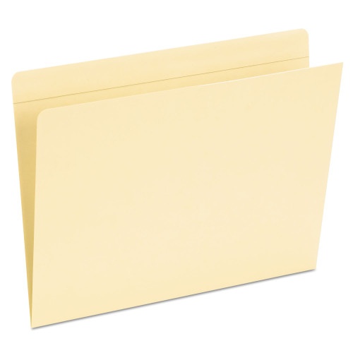 Pendaflex Top Tab Pocket Folders, Straight Tabs, Letter Size, Manila, 50/Box