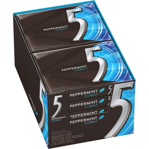 5 Gum Cobalt 5 Peppermint Sugar-Free Gum