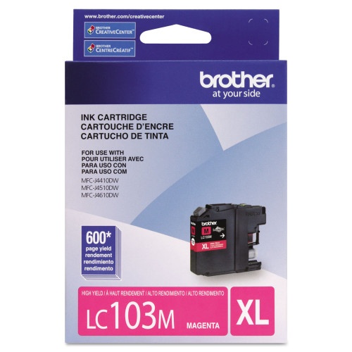 Brother Innobella High-Yield Ink, 600 Page-Yield, Magenta