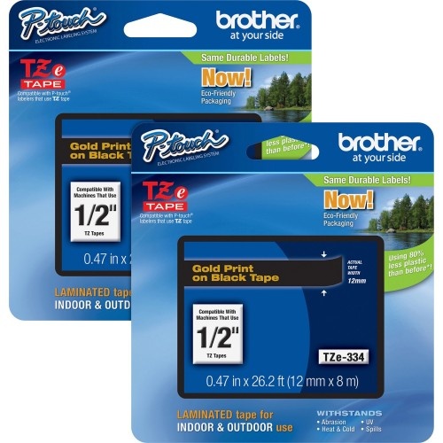 Brother P-Touch TZe Laminated Tape Cartridges