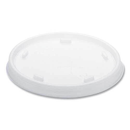 Dart Plastic Cold Cup Lids, Fits 8 oz to 9 oz Cups, Translucent, 100 Pack