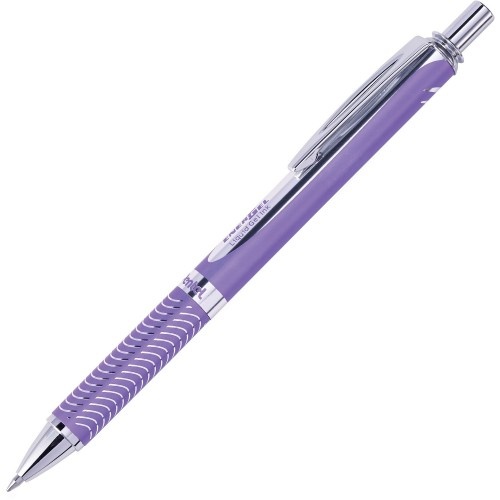 Pentel EnerGel Alloy Retractable Gel Pens - Violet 0.7 mm