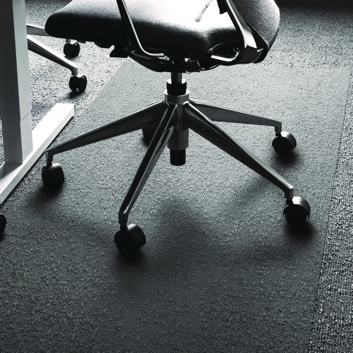 Floortex Cleartex Ultimat XXL Polycarb Square Office Mat for Carpets, 59 x 79, Clear