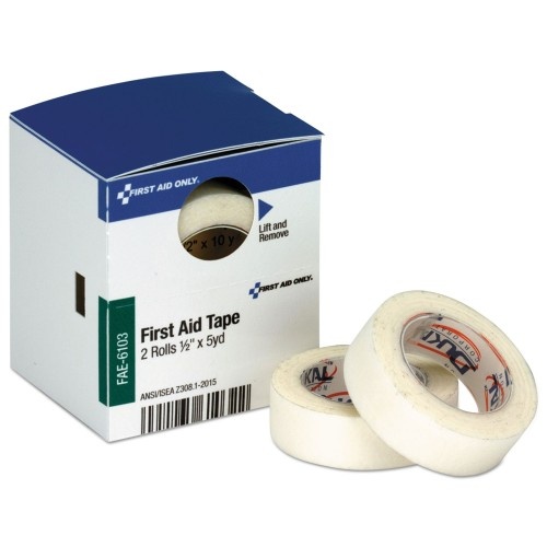 First Aid Only Refill For Smartcompliance General Business Cabinet - First Aid Tape, 1/2" x 5 yd, 2 Roll/Box