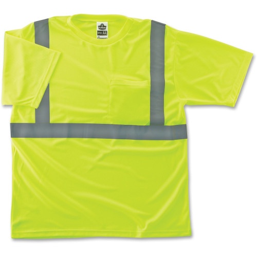 Glowear Class 2 Reflective Lime T-Shirt
