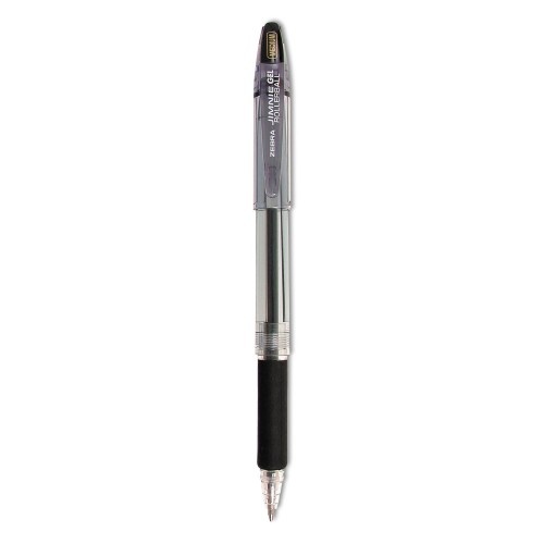 Zebra Jimnie Gel Pen Value Pack, Stick, Medium 0.7 mm, Black Ink, Smoke Barrel, 24/Box