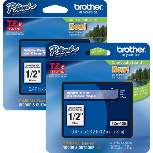 Brother P-Touch TZe Laminated Tape Cartridges - Reliable Labeling Solution