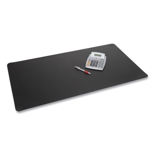 Artistic Rhinolin II Desk Pad with Antimicrobial Protection, 17 x 12, Black