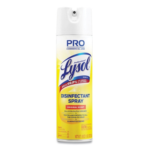 Lysol Disinfectant Spray, Original Scent, 19 Oz Aerosol Spray