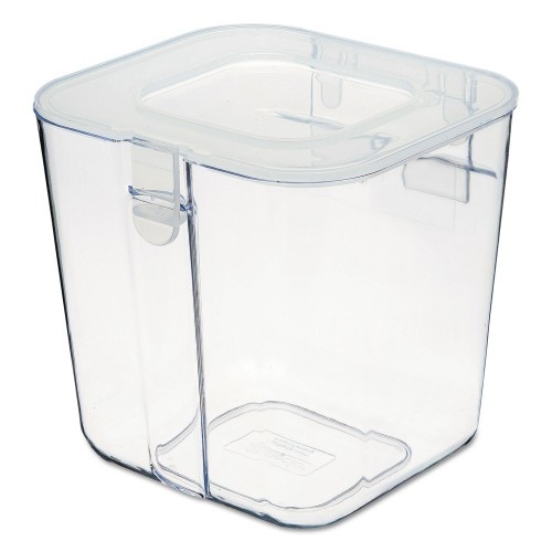 Deflecto Stackable Caddy Organizer, Small, Plastic, 4.33 X 4 X 4.38, White