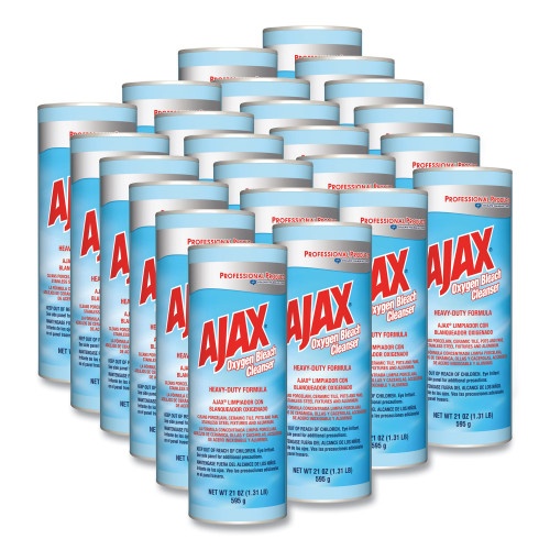 Ajax Oxygen Bleach Powder Cleanser, 21oz Can, 24/Carton
