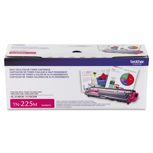 Brother High-Yield Toner, 2,200 Page-Yield, Magenta