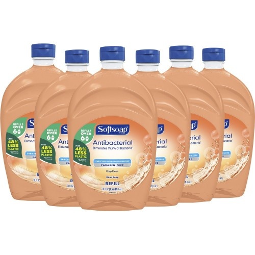 Softsoap Antibacterial Hand Soap - 50 fl oz (1478.7 mL) - 6 / Carton