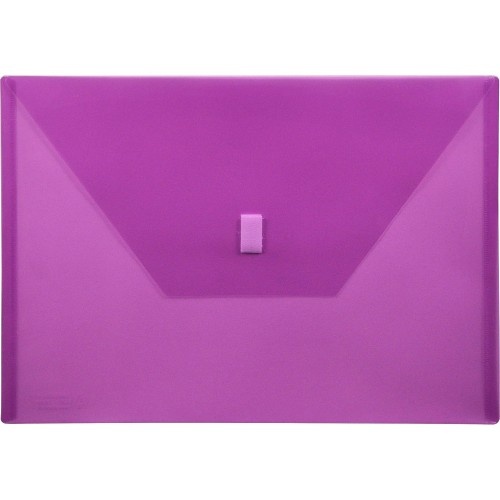 Lion A4 Recycled File Pocket - Hook and Loop Closure Poly Envelopes