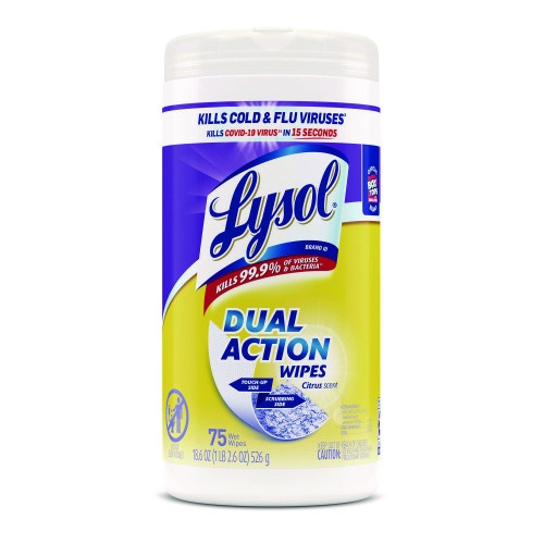 Lysol Dual Action Disinfecting Wipes