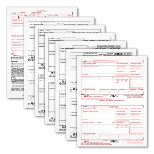 TOPS W-2 Tax Forms for Inkjet/Laser Printers – 2023 Edition