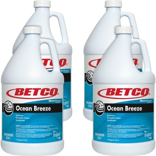 Betco Best Scent Ocean Breeze Deodorizer - VOC-free Air Freshener