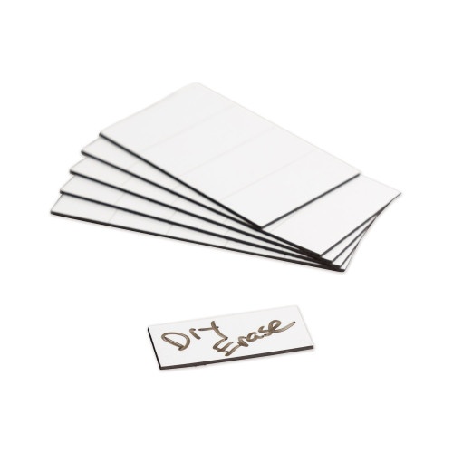 U Brands Dry Erase Magnetic Tape Strips, 2" x 0.88", White, 25/Pack