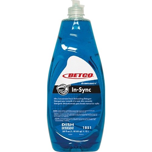 Betco Simplicity In-Sync Dishwashing Liquid - Fresh Ozonic Scent