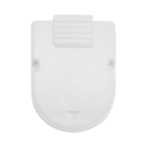 Advantus Magnetic/Adhesive Clips, 0.25" Jaw Capacity, White, 20/Box