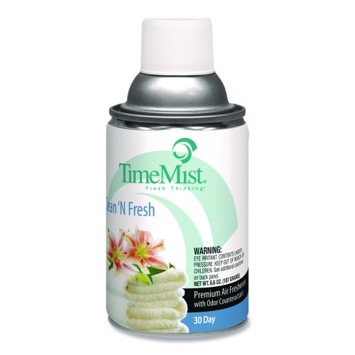 TimeMist Premium Metered Air Freshener Refill - Clean N Fresh 6.6 oz Aerosol Spray